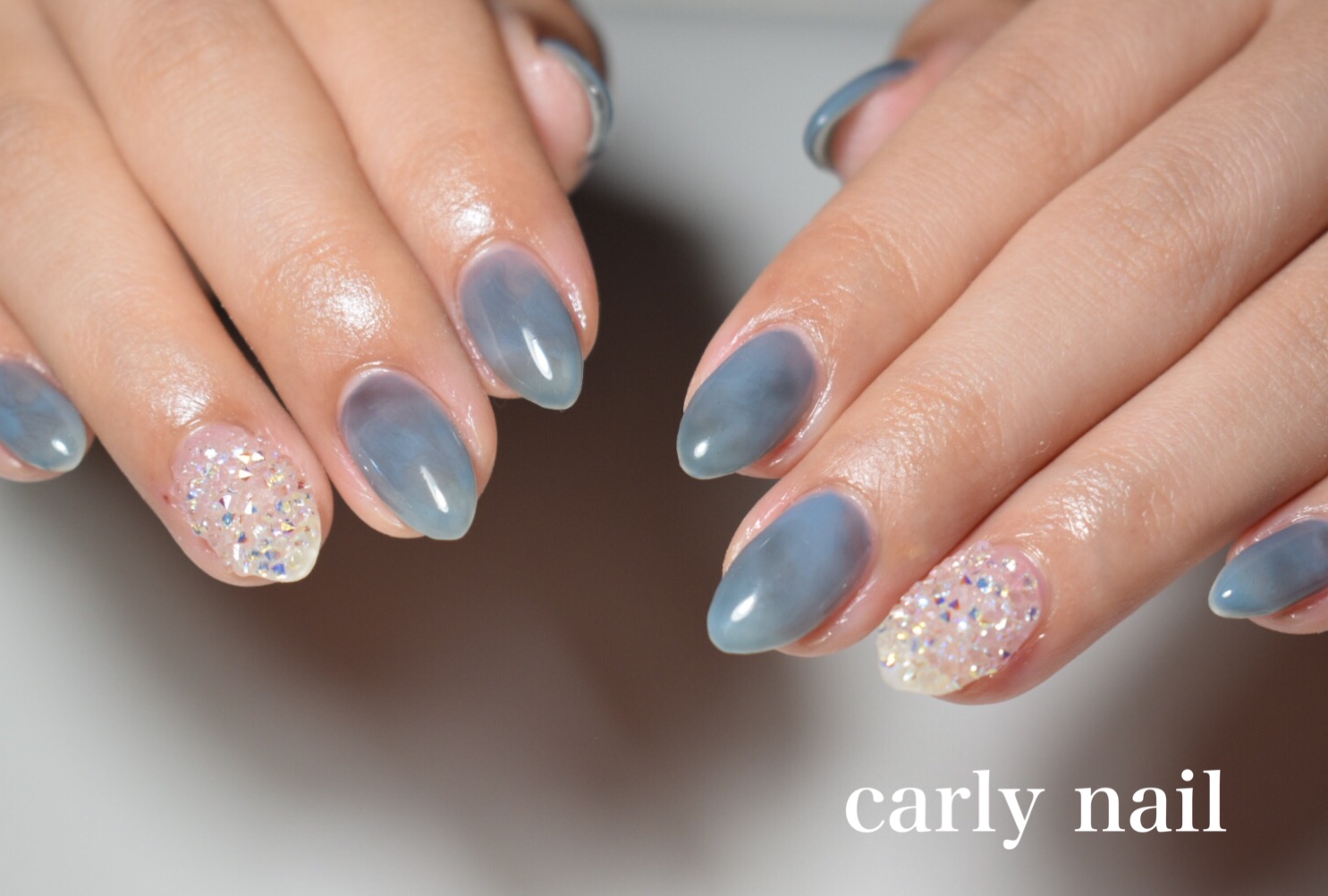 豪華 クリスタルピクシーネイル Carly Nail 岐阜県岐阜市の人気ネイルサロン スクールのカーリーネイル